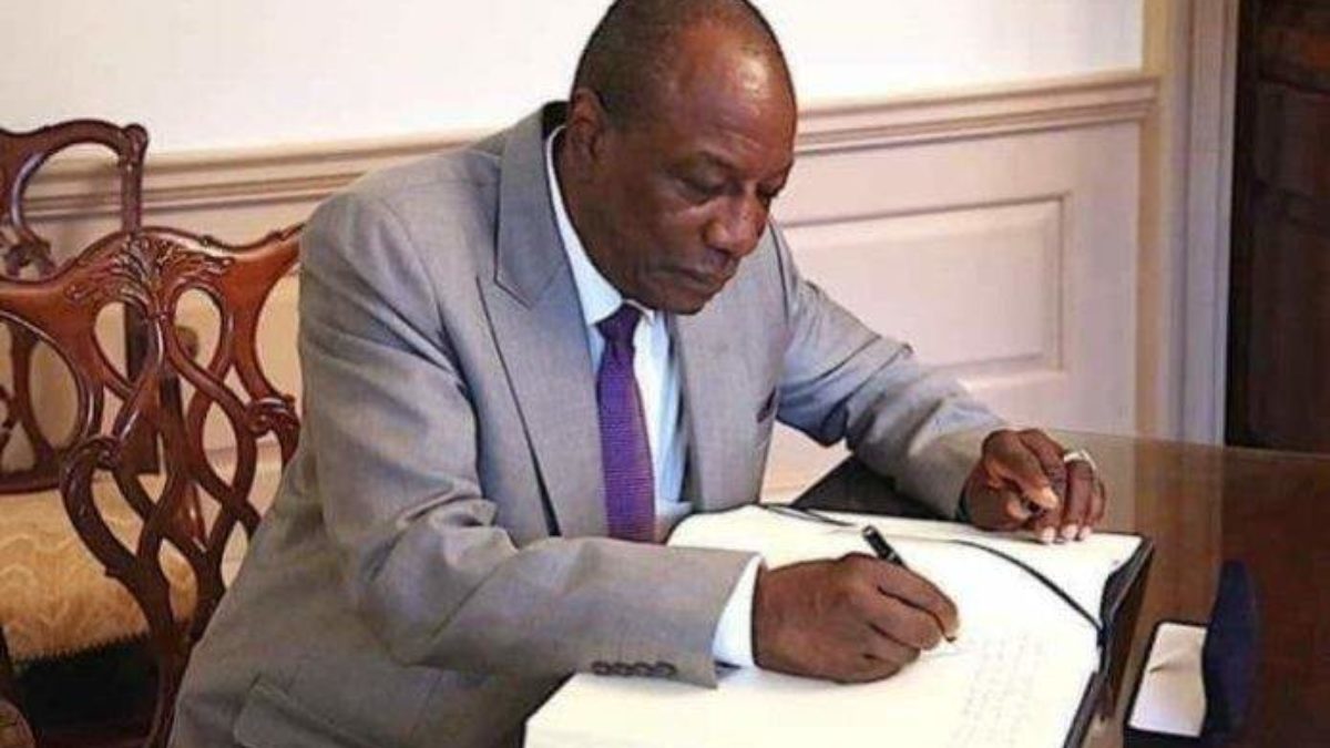 Le Président Alpha Condé
