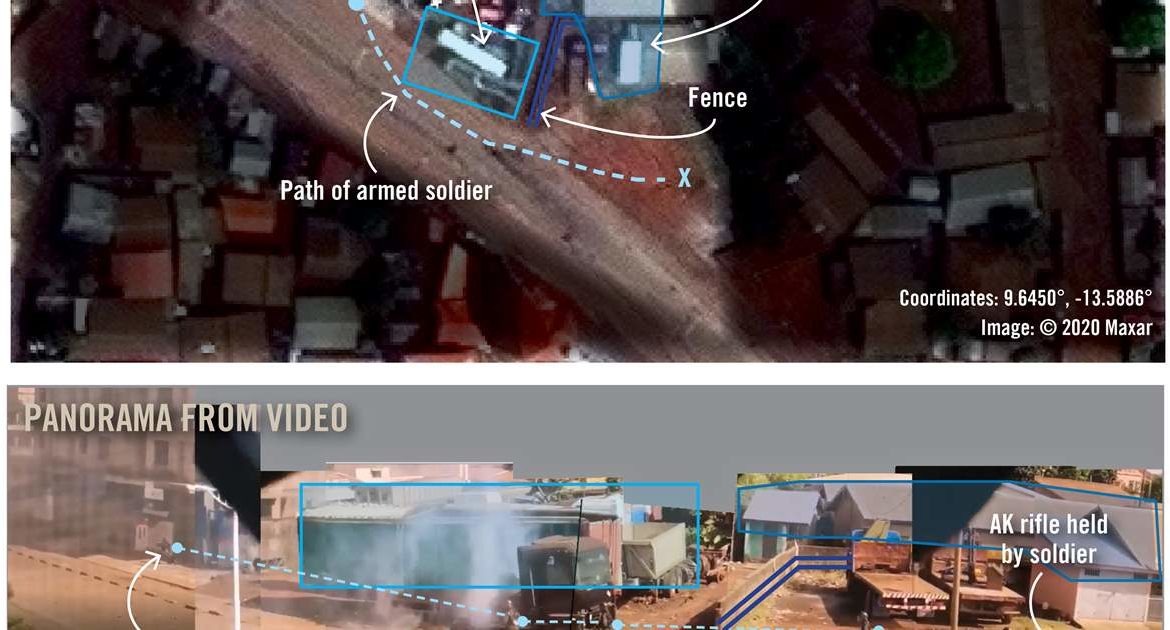 GUINÉE. DES RÉCITS DE TÉMOINS, DES VIDÉOS ET IMAGES SATELLITES ANALYSÉES CONFIRMENT LES TIRS À BALLES RÉELLES PAR LES FORCES DE DÉFENSE ET DE SÉCURITÉ SUR DES MANIFESTANTS