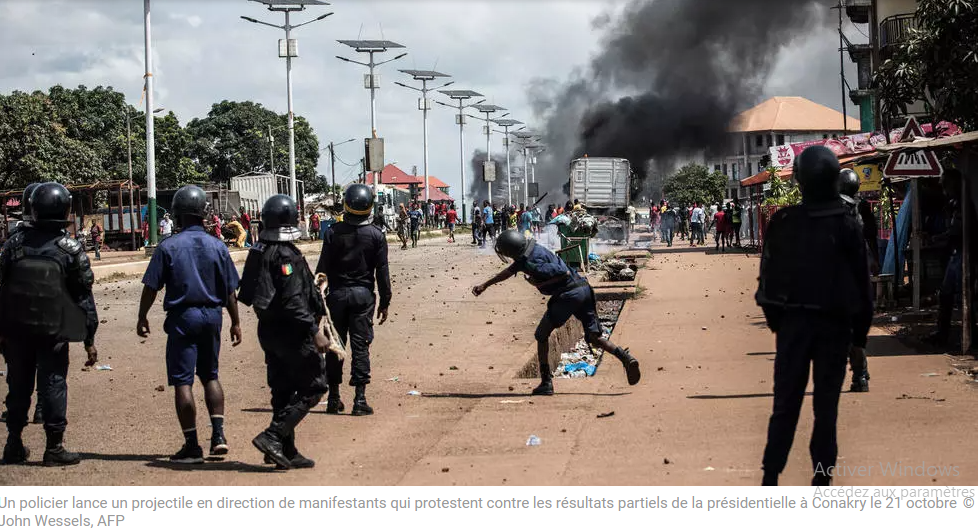 Plusieurs morts dans des violences post-électorales en Guinée