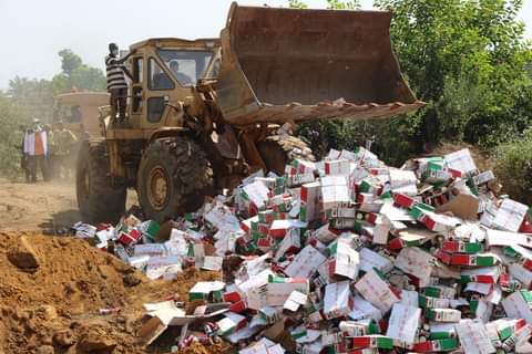 Conakry : L’Office national du contrôle de qualité lance un assaut contre les produits impropres à la consommation