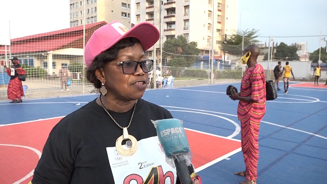 « Nous voulons accroître le nombre de femmes dans le monde du sport », Germaine Mangue, présidente de la Commission femmes et sport du CNOSG