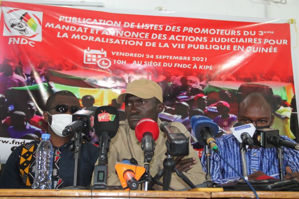 Guinée : le FNDC publie la liste complète des promoteurs du coup d’Etat constitutionnel de 2020