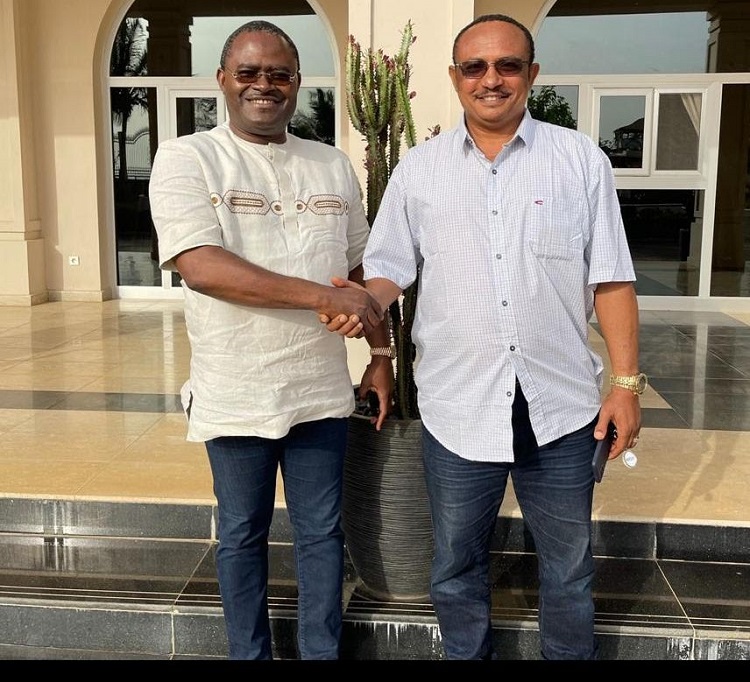 Abdallah CHERIF Président du GOHA rend visite à KPC, PDG du Groupe GUICOPRES