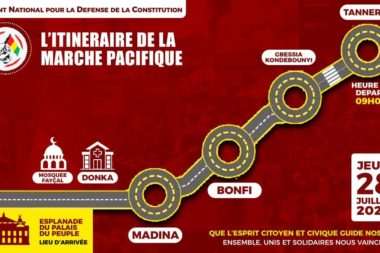 Marche du 28 juillet : voici l’itinéraire proposé par le FNDC