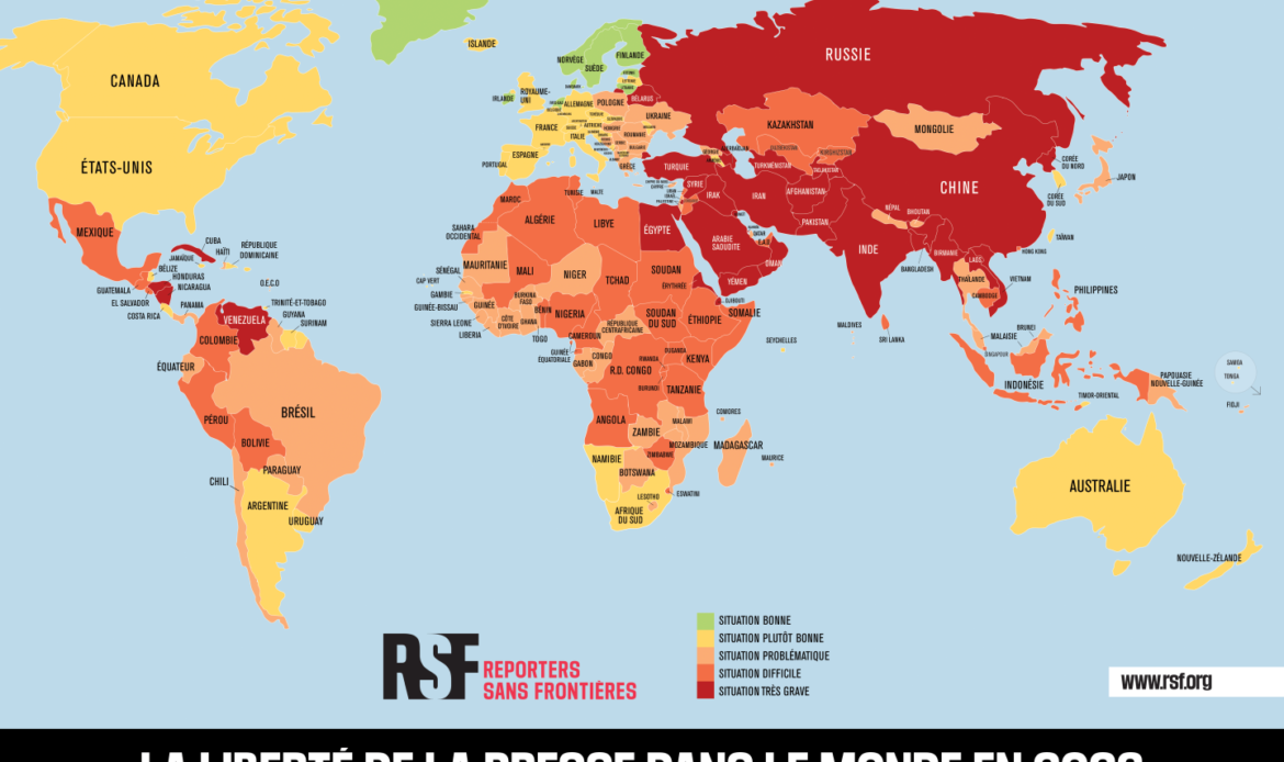 Classement mondial de la liberté de la presse. La Guinée recule d’un point