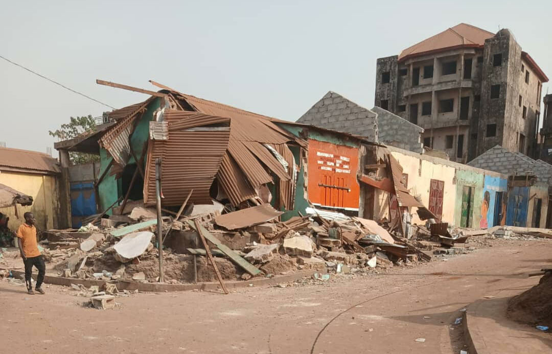 Déguerpissement à Conakry : des habitations touchées