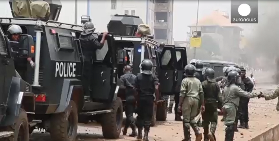 Manif pour le départ d’Alpha Condé :  un grand arsenal déployé sur les carrefours de Conakry
