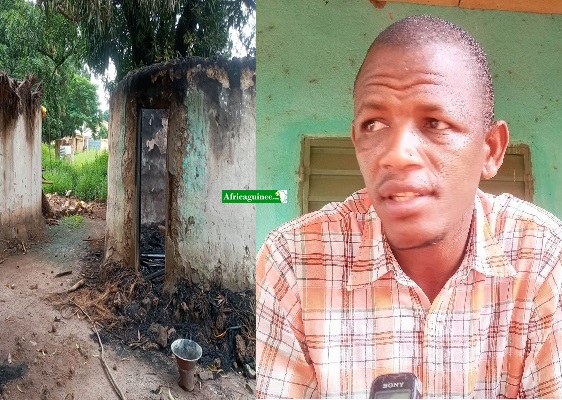 Chérif Diallo, victime des violences à Kankan: “Comment ils ont incendié chez nous…”