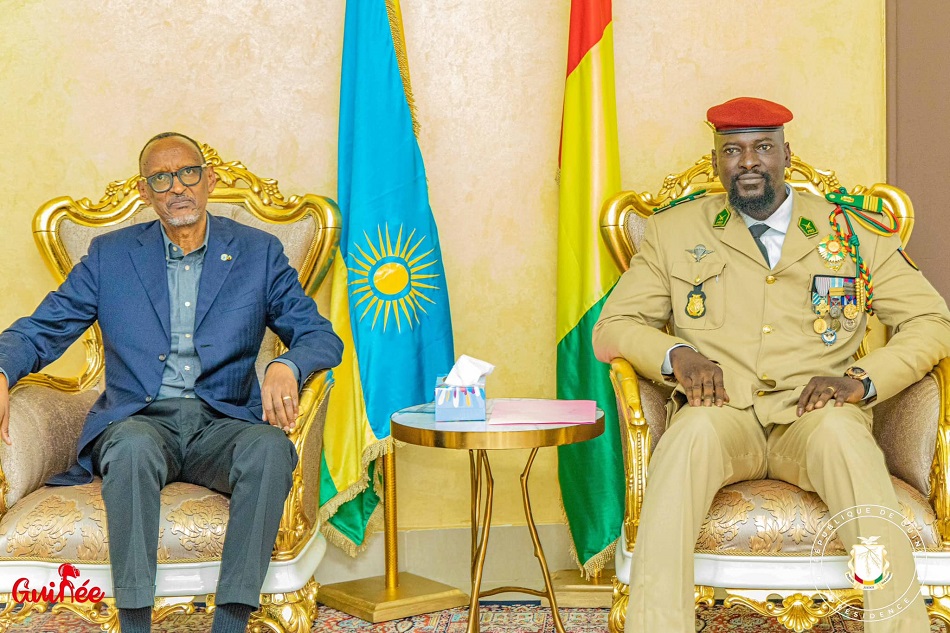 Visite officielle: le Président Kagamé à Conakry