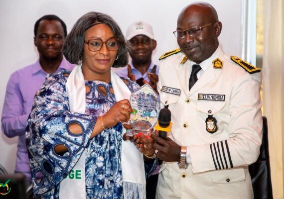 Reconnaissance méritée à madame 𝐂amara 𝐃jénabou 𝐓ouré, Directrice Générale des Élections