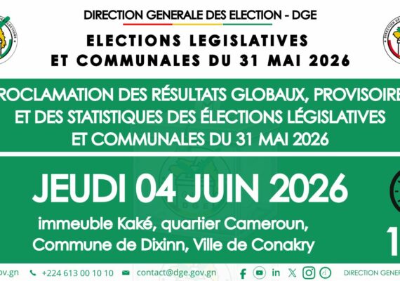 Proclamation des résultats globaux provisoires et des statistiques des législatives et communales : ce 4 juin à 18h